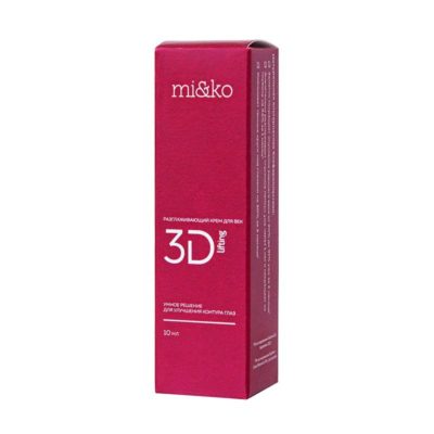 mi&ko Разглаживающий крем для век 3D-Lifting, 10 мл