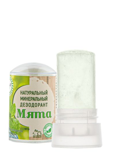 Nice Day Натуральный кристаллический дезодорант для тела «МЯТА», 60 гр