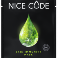 Nice Code Тканевая маска Skin immunity с пребиотиками, пробиотиками и экстрактом топинамбура