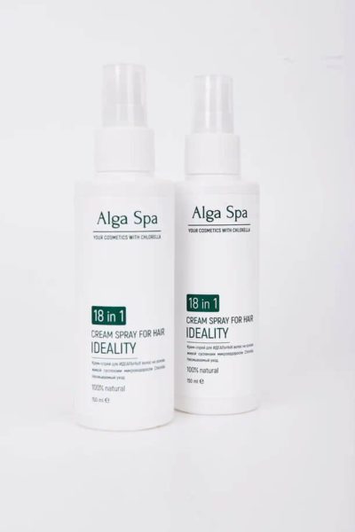 Alga Spa Крем-спрей для ИДЕАЛЬНЫХ волос на основе живой суспензии микроводоросли Chlorella, 150мл
