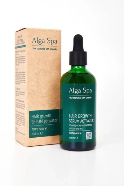Alga Spa Сыворотка-активатор роста волос на основе живой суспензии микроводоросли Chlorella, 100мл